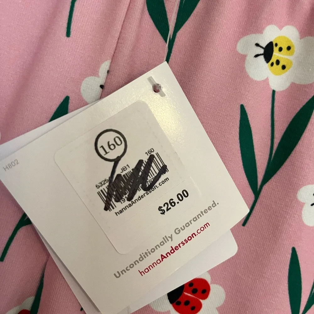 Hanna Andersson Pink Floral Leggings‎
